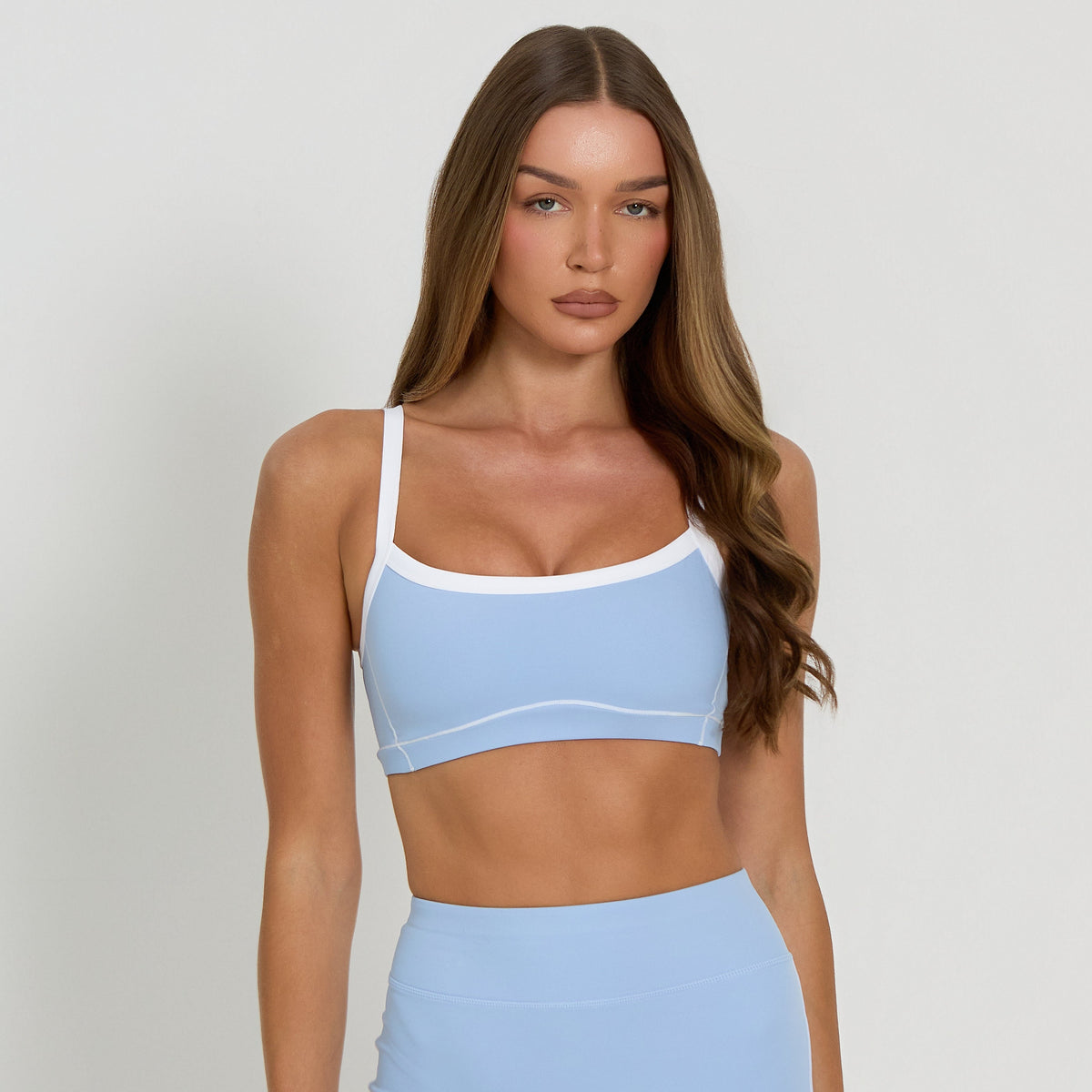 Contrast Shorts | Sky Blue - SALE
