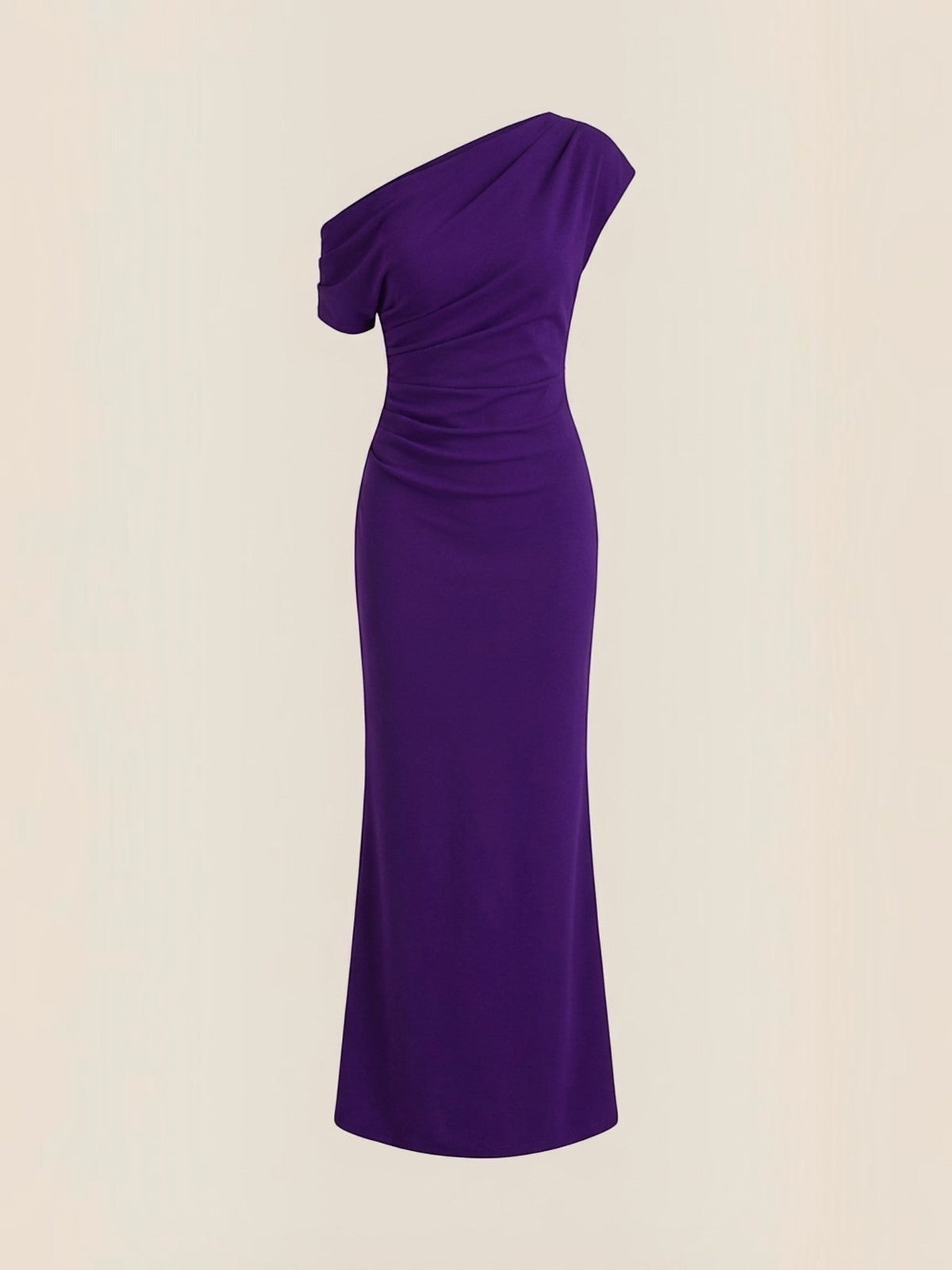Candice Einschulter-Maxikleid