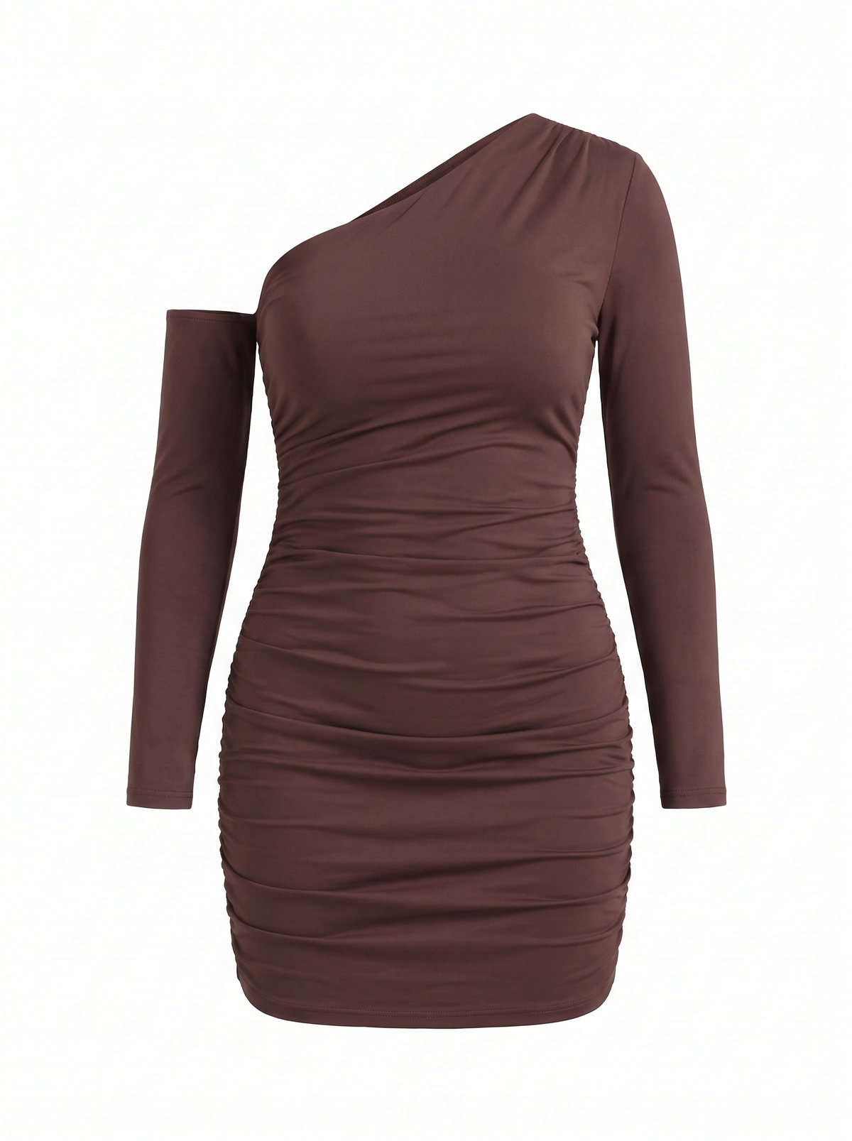 Elle Off-Shoulder-Ausschnitt Minikleid