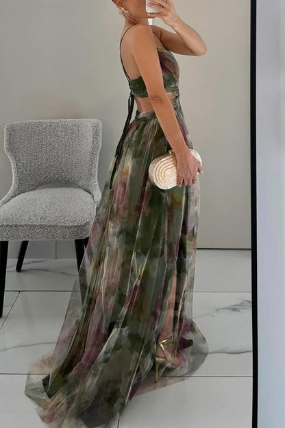 GISELLE | Chiffon Maxi Kleid