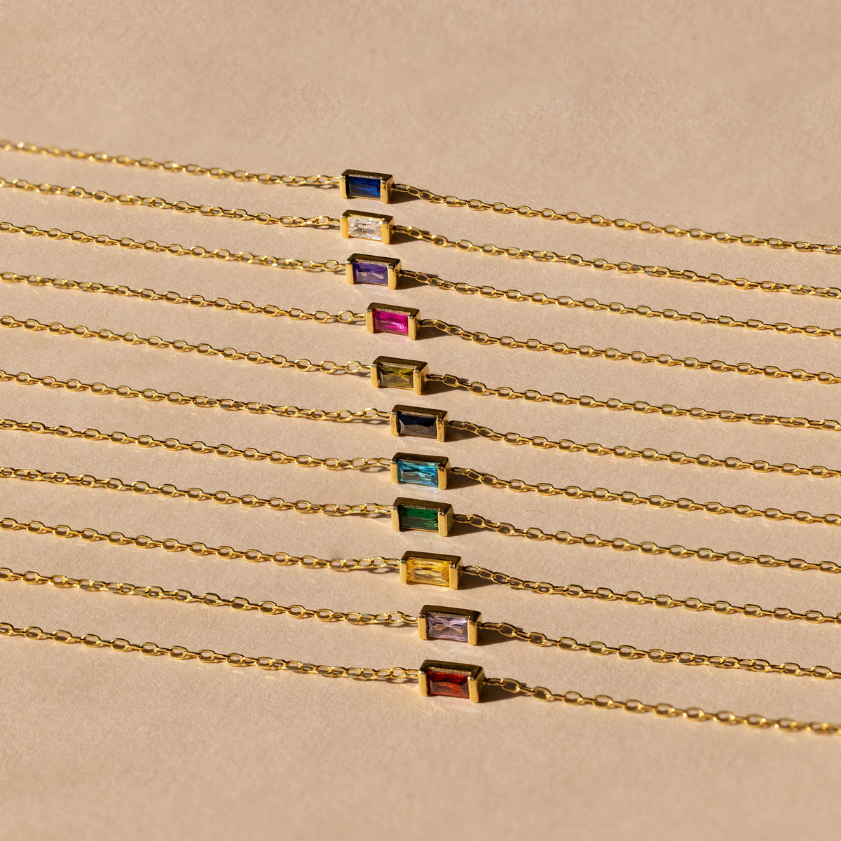 Baguette Peridot Bracelet