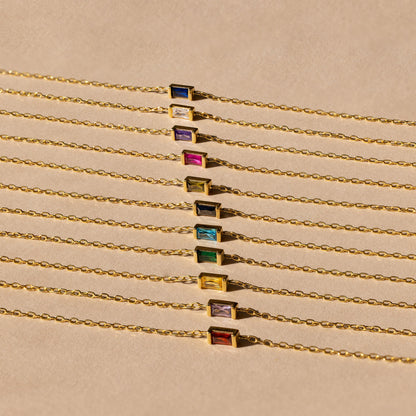 Baguette Peridot Bracelet