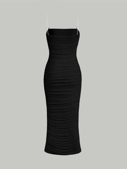 Women's Mesh Slim Sleeveless Dress