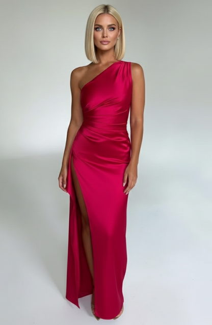 SARA | Elegantes One-Shoulder Maxikleid