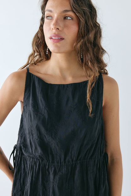Indi Top Crinkle Black