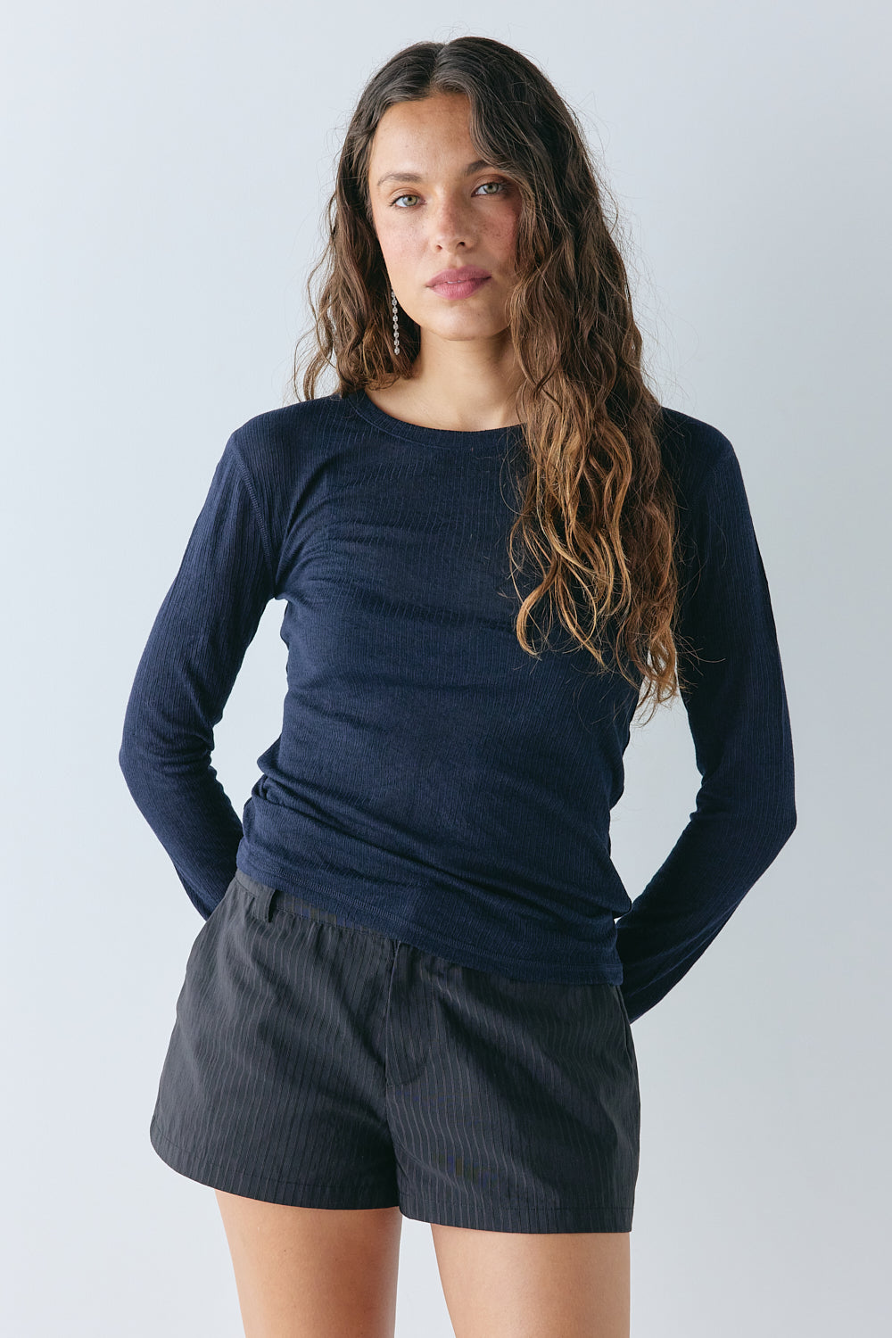 Levy Shorts Black Stripe