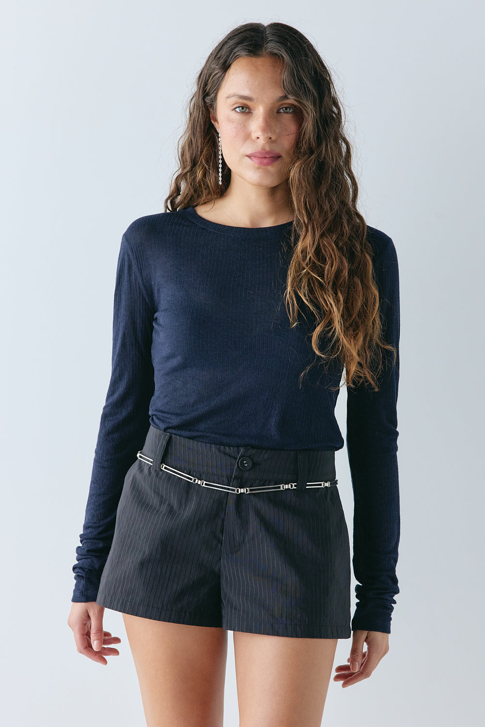 Levy Shorts Black Stripe