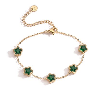 Elegant Emerald Bracelet