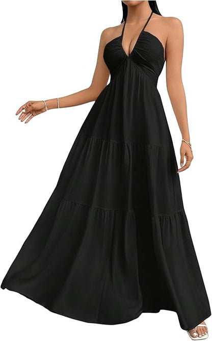 Nella | Fließendes Maxikleid mit schmeichelnder Passform