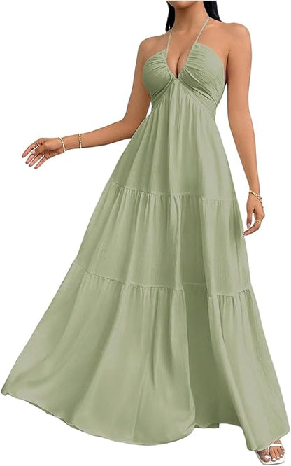Nella | Fließendes Maxikleid mit schmeichelnder Passform