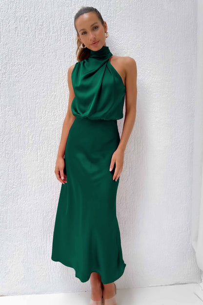 LARA | SATIN KLEID