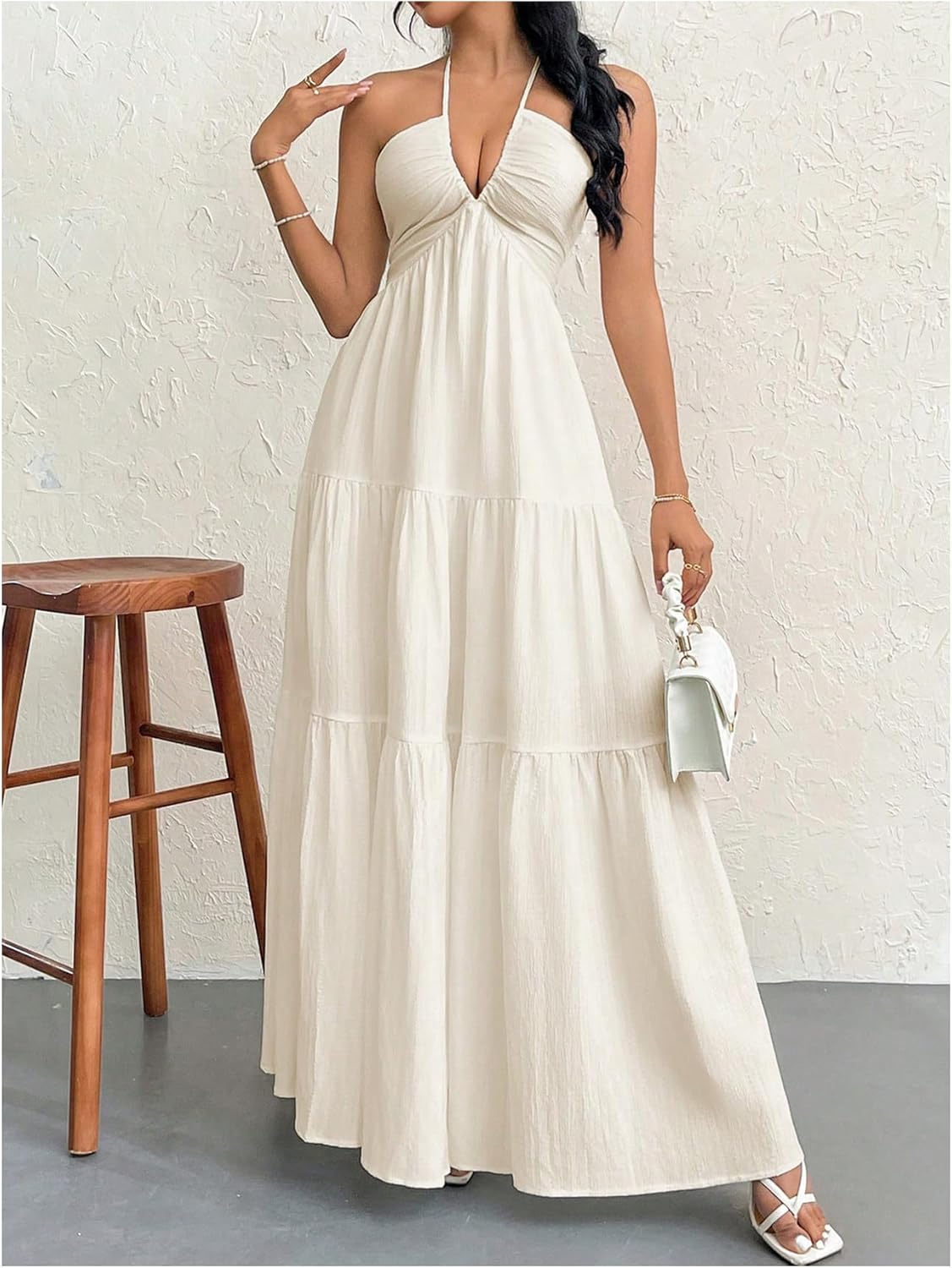 Nella | Fließendes Maxikleid mit schmeichelnder Passform
