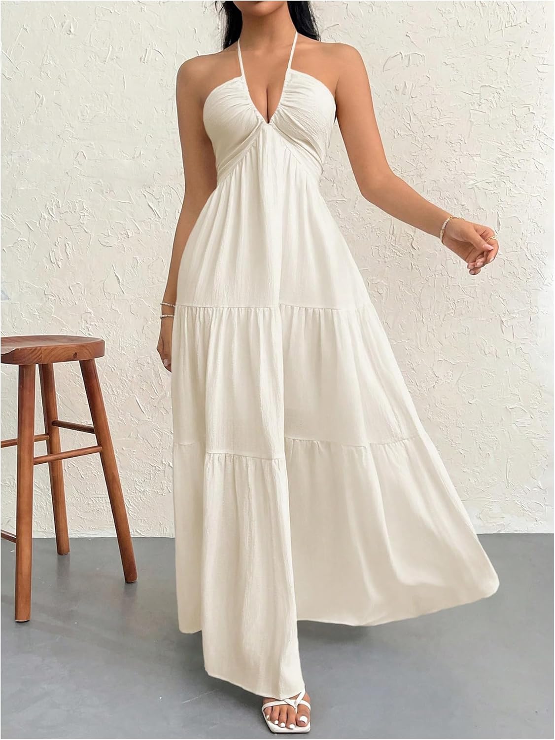 Nella | Fließendes Maxikleid mit schmeichelnder Passform