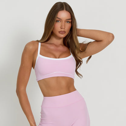Contrast Shorts | Dusty Pink - SALE