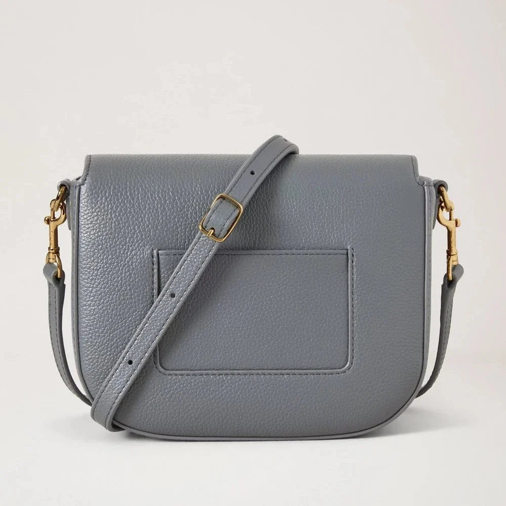 Small Darley Satchel Small Classic Grain Foggy Gray