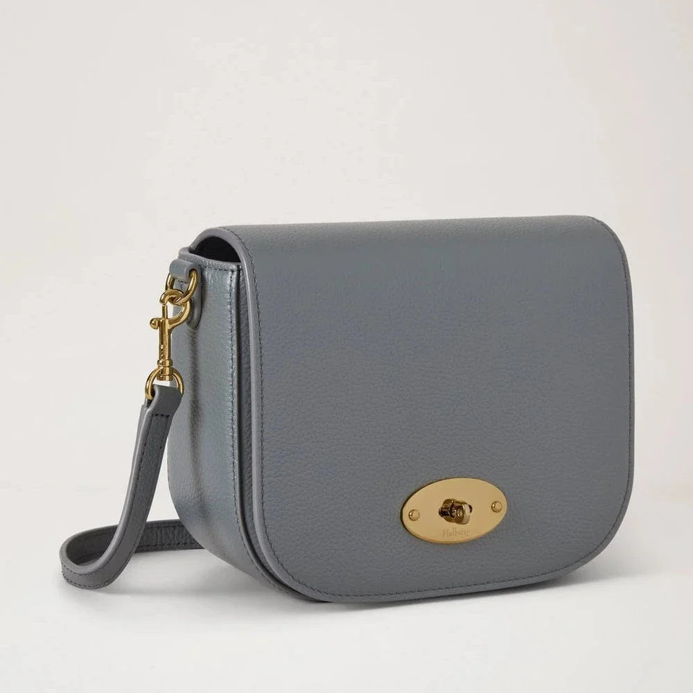 Small Darley Satchel Small Classic Grain Foggy Gray
