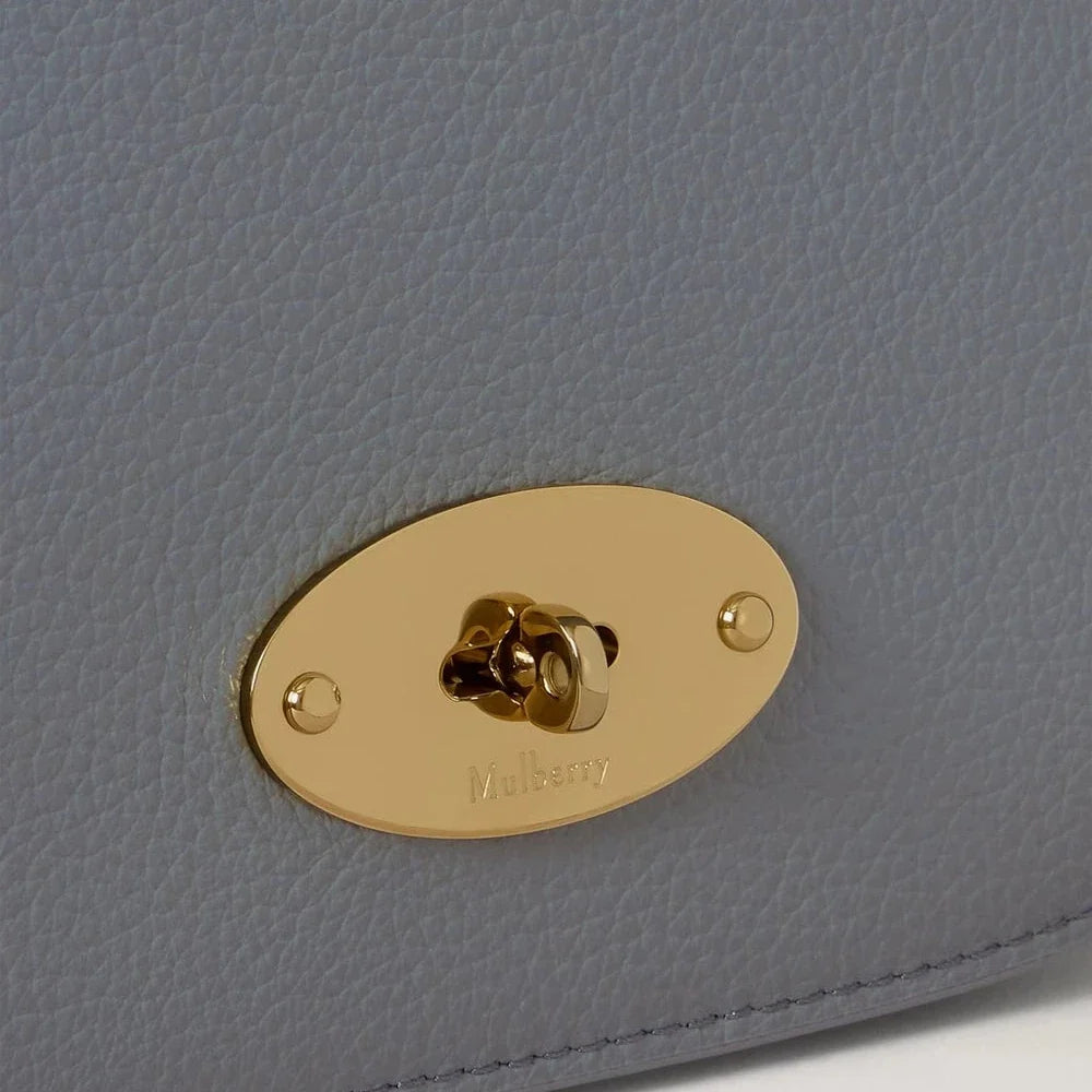 Small Darley Satchel Small Classic Grain Foggy Gray