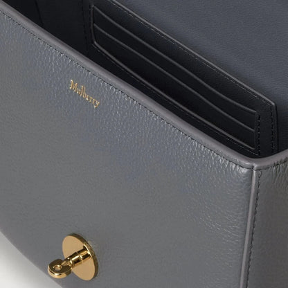 Small Darley Satchel Small Classic Grain Foggy Gray