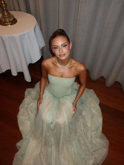 ARABELLA | Trägerloses Korsett-Maxikleid