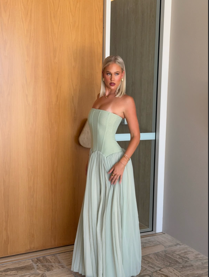ARABELLA | Trägerloses Korsett-Maxikleid