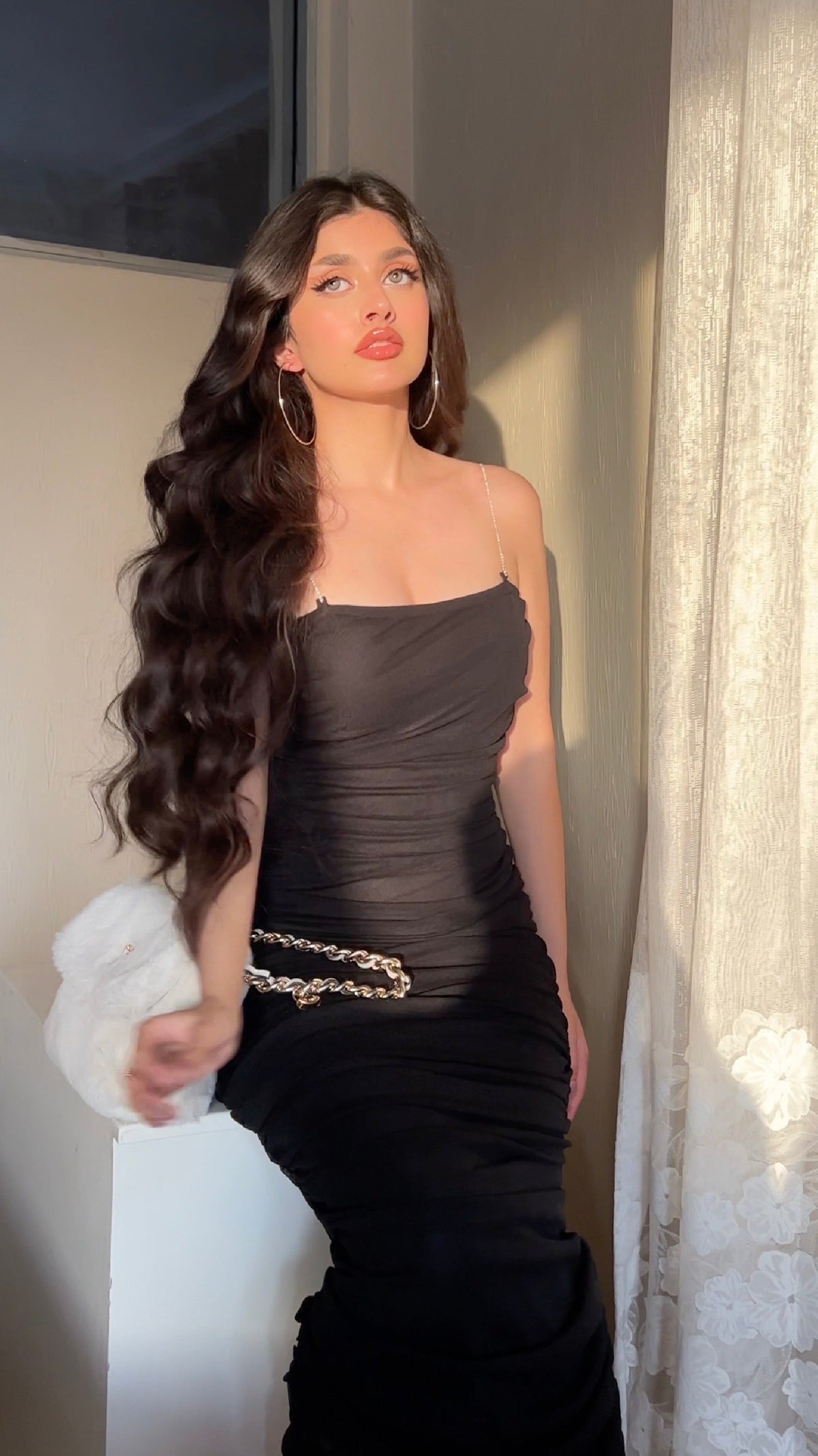 Women's Mesh Slim Sleeveless Dress