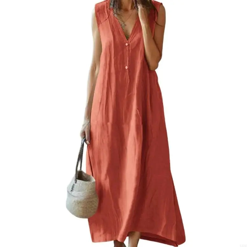 Cynthia - Casual V-Neck Maxi Dress