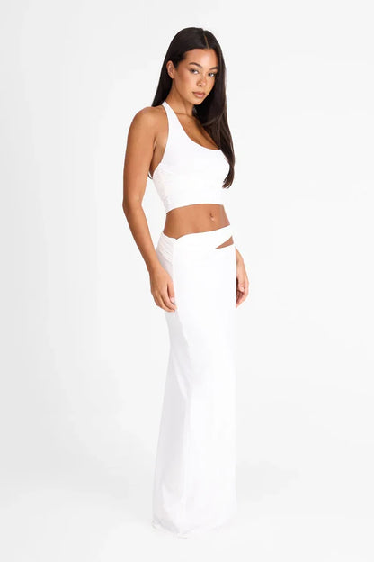 ALENYA | Halter-Crop-Top & Maxirock-Set