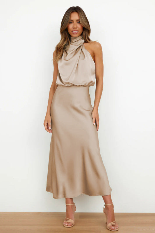 LARA | SATIN KLEID