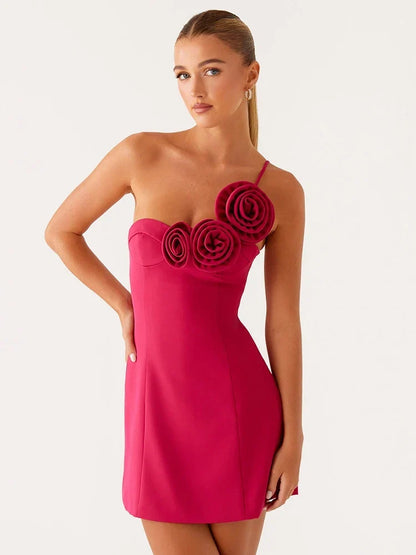 Mini Dress for Women – Summer Slim Off Shoulder