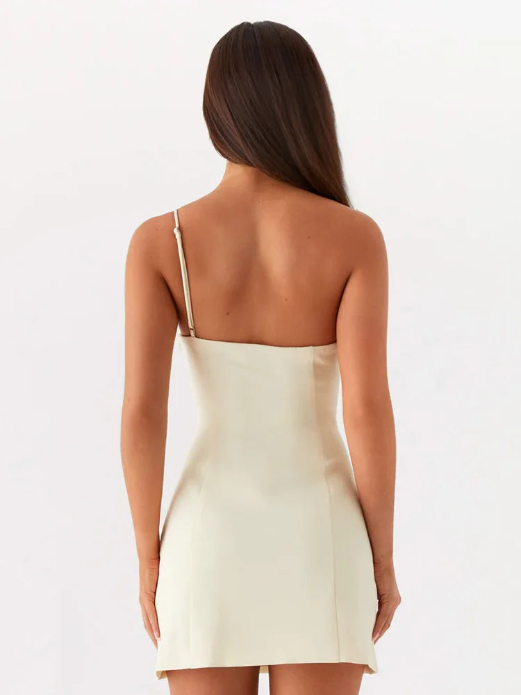 Mini Dress for Women – Summer Slim Off Shoulder