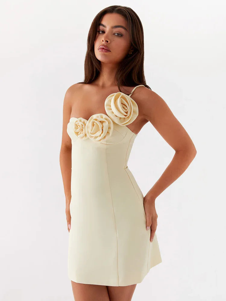 Mini Dress for Women – Summer Slim Off Shoulder