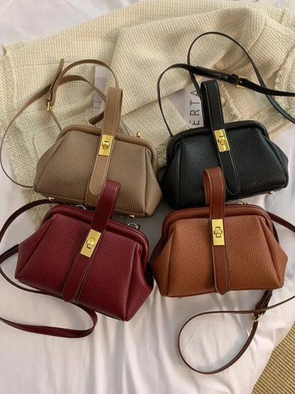 Abelina – Stylish Leather Handbag with Shoulder Strap