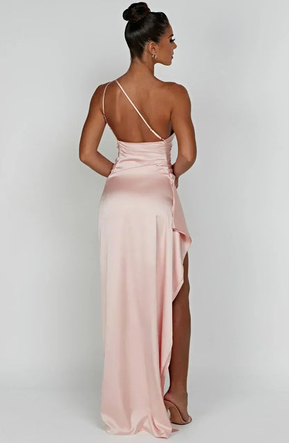 SARA | Elegantes One-Shoulder Maxikleid