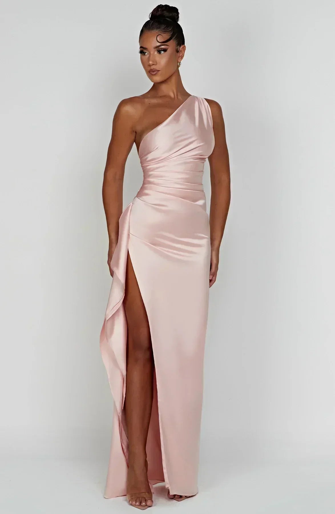 SARA | Elegantes One-Shoulder Maxikleid
