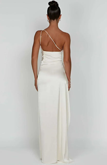 SARA | Elegantes One-Shoulder Maxikleid