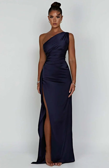 SARA | Elegantes One-Shoulder Maxikleid