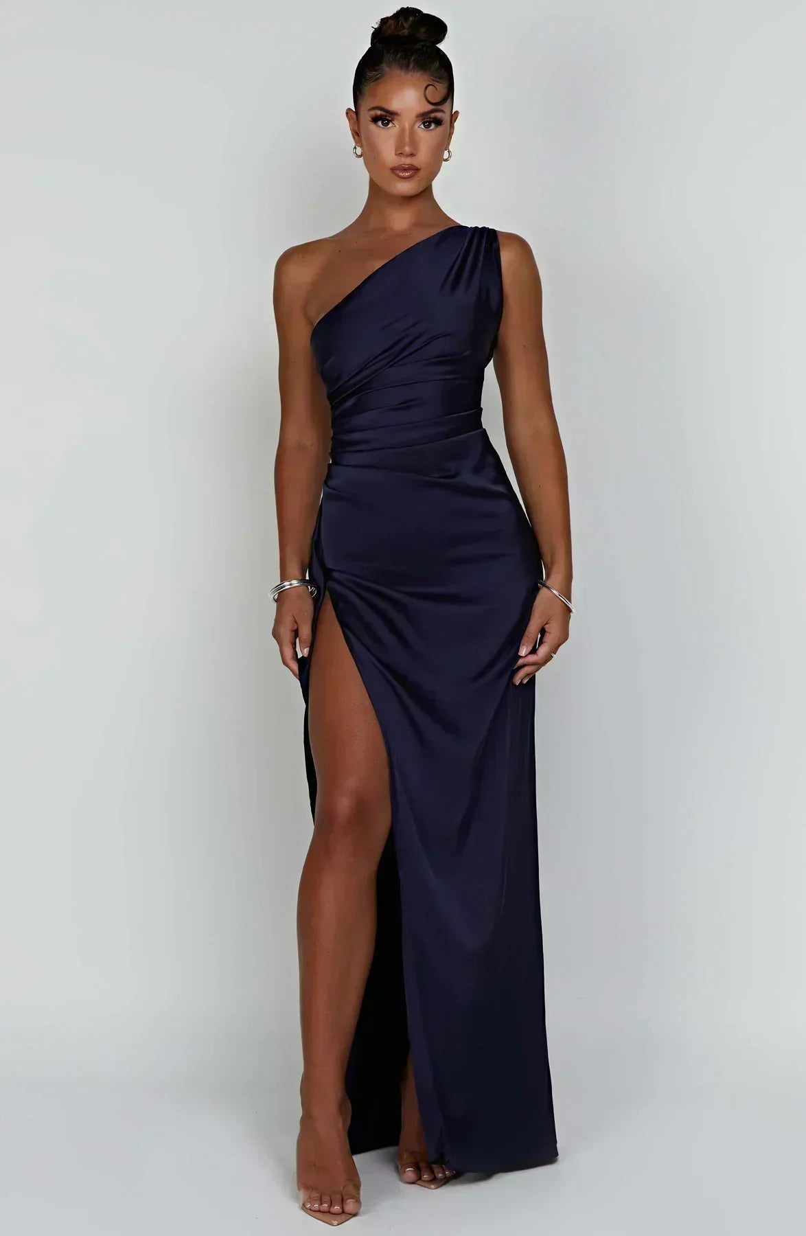 SARA | Elegantes One-Shoulder Maxikleid