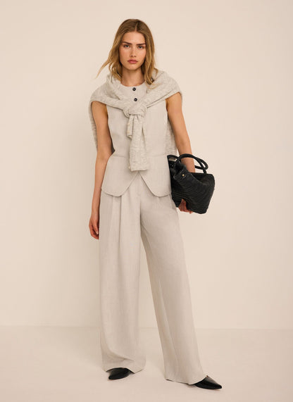 Grey Tailored Waistcoat