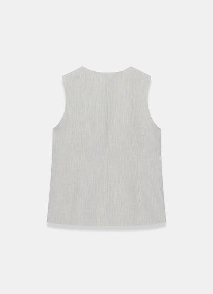 Grey Tailored Waistcoat