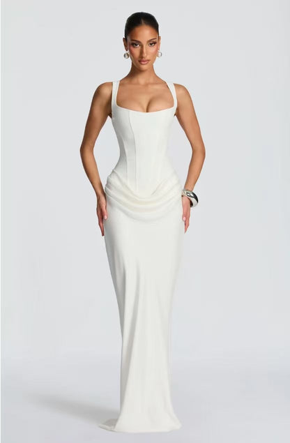 ELEONORA | Zeitloses Minimalistisches Maxi Kleid