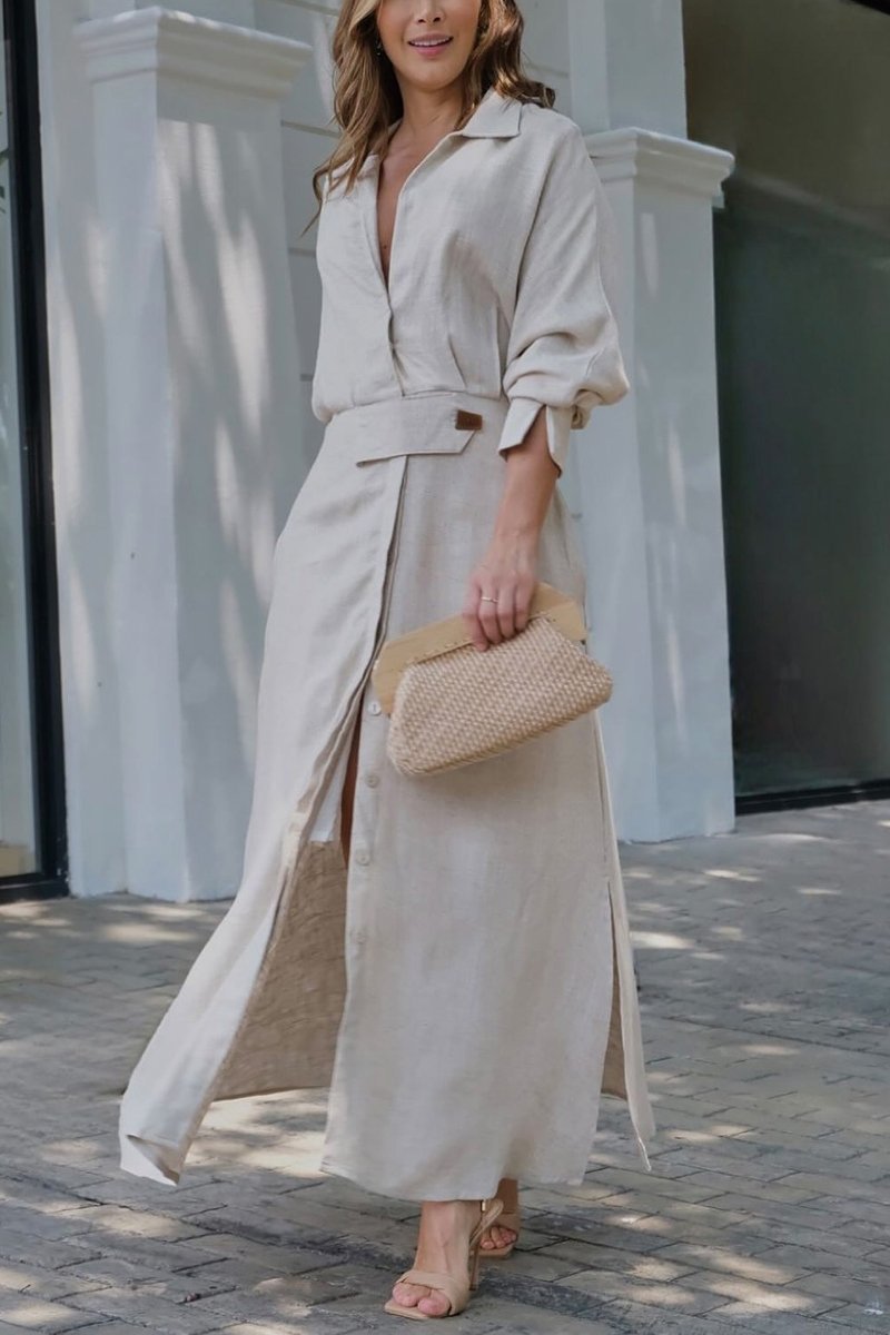 Jeanette | Leinenkleid