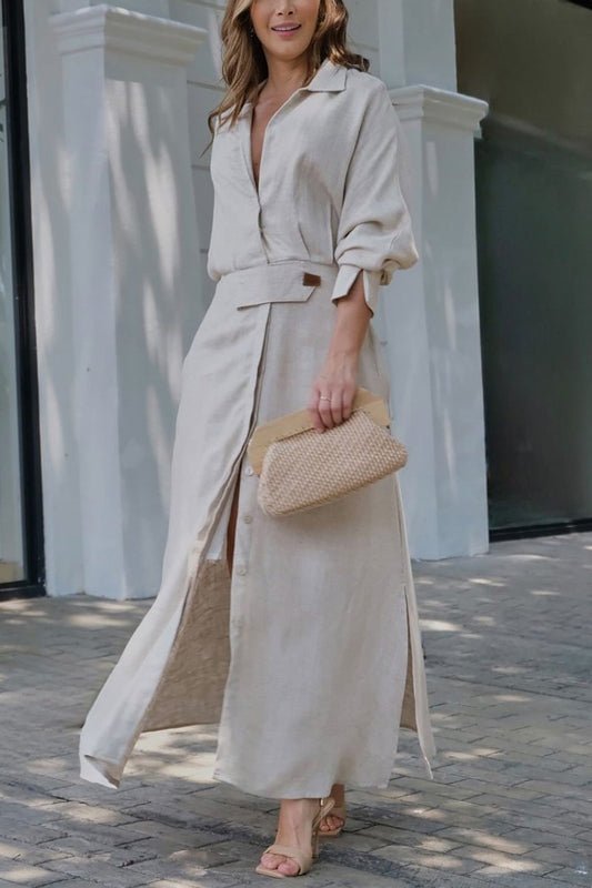 Jeanette | Leinenkleid