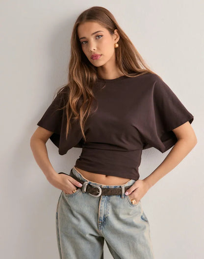 Victoria | Weites Ärmel Icon T-Shirt