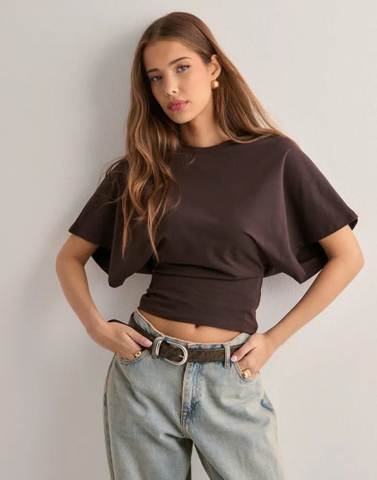 Victoria | Weites Ärmel Icon T-Shirt