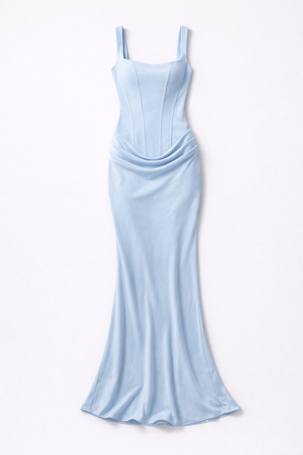 Women's Corset Maxi Dress - Mazie — Sky Blue