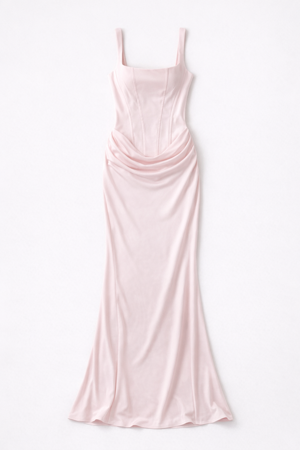Women's Corset Maxi Dress - Mazie — Pink