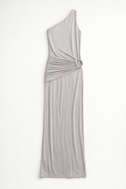 Maxi Dress for Women – Formal Wedding Evening — Gray