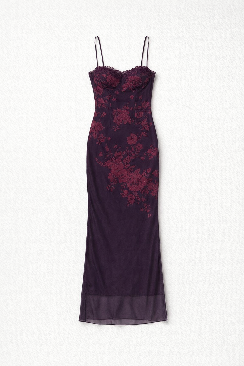 Women’s Purple Polyester Maxi Dress