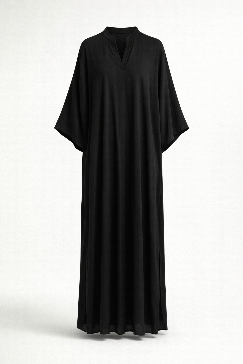 Black Summer Maxi Dress Kaftan