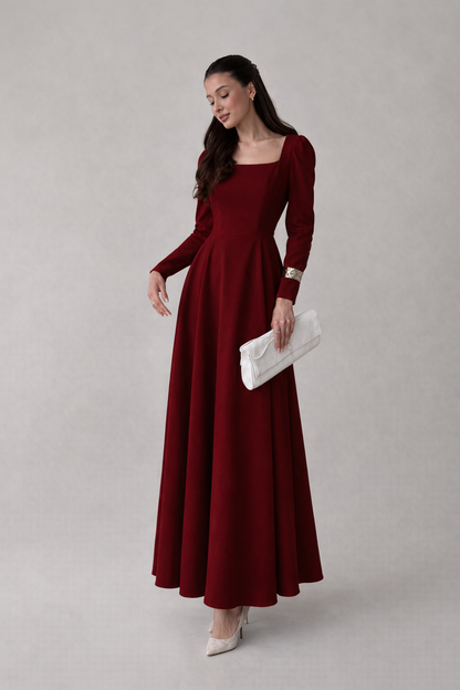 Long Sleeve Summer Party Dress